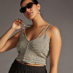 Anthropologie The Reed Knit
Sweater Corset Top sz XL